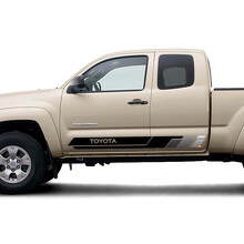Retro Style Side Door Stripes Vinyl Decal Kit for Toyota Tacoma_6