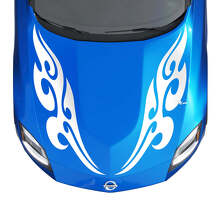 Capot Tribal Flammes Kit de bandes autocollantes pour Nissan Z Sport 2