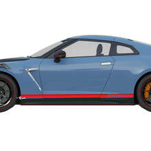 2x Side Doors Graphics Nismo Stripe Line Decal Kit for Nissan GT-R
 2