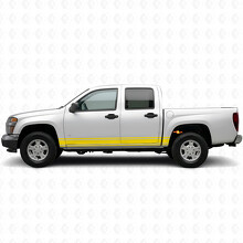 Slim Accent Door & Bedside Vinyl Stripes for Chevrolet Colorado 1st Gen 2004-2012_3