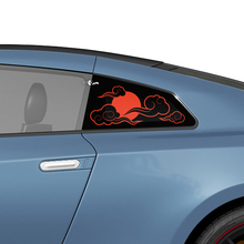 Side Rear Window Japan Style Graphics Decals Stickers Kit for Nissan GT-R
 2
