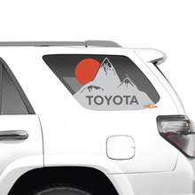 Side Quarter Window Mountains Sunset Vinyl Stickers Decal Kit for Toyota 4Runner
 3