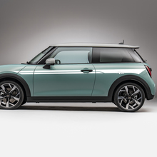 Side Doors Accent Racing stripes graphics decal for Mini Cooper S
 2