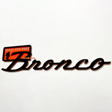 Bronco Big Bend Fender Badges Tailgate Emblem 3D Badge Black vs Orange
 4