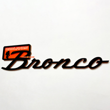 Bronco Black Diamond Fender Badges Tailgate Emblem 3D Badge Black vs Orange
 4