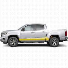 Mountain Range Door & Rocker Panel Vinyl Stripes for Chevrolet Colorado 2nd Gen 2015-2022_3