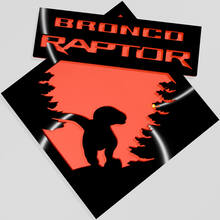 Bronco Raptor Edition Fender Badges Tailgate Emblem 3D Badge
 5