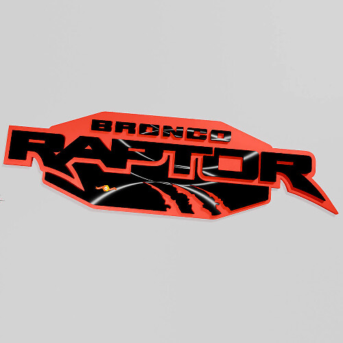 Beast Scratches Claw Marks 3D Fender Emblem Badge