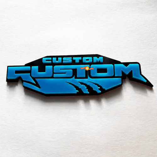 Raptor Edition Custom Claw Marks 3D Fender Tailgate Badge for Ford Bronco