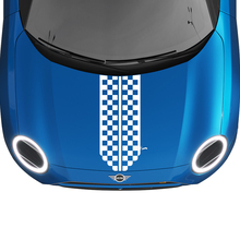 MINI Hood Racing Central Stripe Rally Decal graphics sticker for MINI Cooper
 2