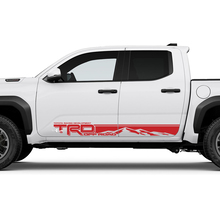 TRD off Road Mountains Side Rocker Panel Decals Stickers for Toyota Tacoma Fourth generation
 3