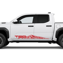 TRD off Road Mountains Side Rocker Panel Decals Stickers for Toyota Tacoma Fourth generation
 2