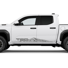 TRD off Road Mountains Side Rocker Panel Decals Stickers for Toyota Tacoma Fourth generation
 3