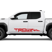 TRD off Road Mountains Forest Side Rocker Panel Decals Stickers for Toyota Tacoma 4th Gen
 3