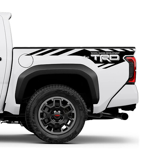 TRD Style Bedside Vinyl Decal Sticker for Toyota Tacoma