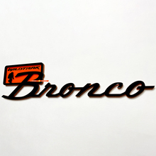 Bronco Wildtrak Fender Badges Tailgate Emblem 3D Badge Black vs Orange
 5