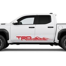 TRD Off Road Side Mountains Rocker Panel Decals Stickers for Toyota Tacoma 5
 3