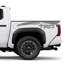 TRD off Road Mountains Bedside Truck Decals Stickers for Toyota Tacoma 2
 2