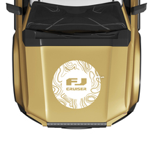 FJ Cruiser Topographic Map Wrap Hood Decal Sticker for Toyota FJ Cruiser
 2