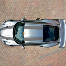 Stripes 911 GT3 RS Cup Hood Roof Wing Kit Decal Sticker for Porsche 911 GT3 RS Cup
 2