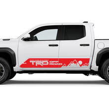 TRD Off Road Side Mountains Sun Rocker Panel Decals Stickers for Toyota Tacoma
 3