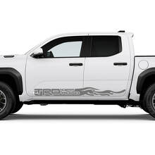 TRD Off Road Side Mountains Sun Rocker Panel Decals Stickers for Toyota Tacoma
 2