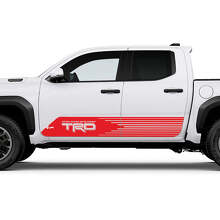 TRD Off Road Side Racing Stripes Rocker Panel Decals Stickers for Toyota Tacoma
 3