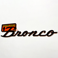 Bronco Everglades Fender Badges Tailgate Emblem 3D Badge Black vs Orange
 2