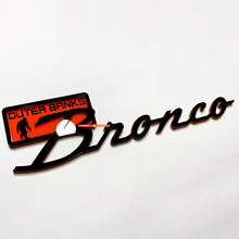 Bronco Everglades Fender Badges Tailgate Emblem 3D Badge Black vs Orange
 4