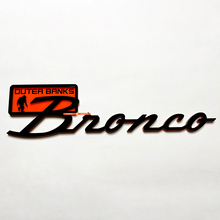 Bronco Everglades Fender Badges Tailgate Emblem 3D Badge Black vs Orange
 5
