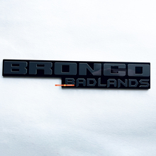 Fender Badges Tailgate Emblem 3D Badge Black vs Grey for Bronco Badlands
 2