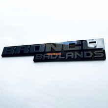 Fender Badges Tailgate Emblem 3D Badge Black vs Grey for Bronco Badlands
 3