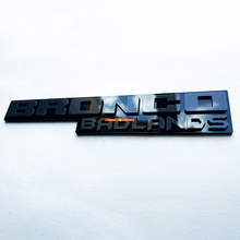 Fender Badges Tailgate Emblem 3D Badge Black vs Grey for Bronco Badlands
 4