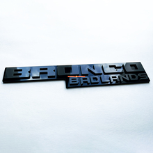Fender Badges Tailgate Emblem 3D Badge Black vs Grey for Bronco Badlands
 5