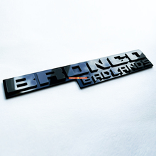 Fender Badges Tailgate Emblem 3D Badge Black vs Grey for Bronco Badlands
 7