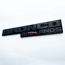 Fender Badges Tailgate Emblem 3D Badge Black vs Grey for Bronco Badlands
 8