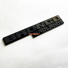 Fender Badges Tailgate Emblem 3D Badge Black vs Grey for Bronco Badlands
 9