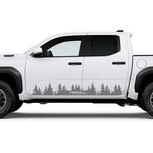 Mountains Trees Side Doors Panel Decals Stickers for Toyota Tundra
 2