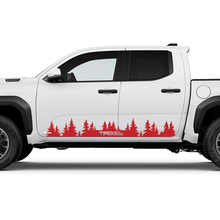 Mountains Trees Side Doors Panel Decals Stickers for Toyota Tundra
 3