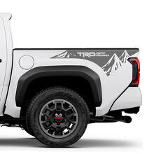 TRD Off Road Mountains BedSide Side Truck Decals Stickers for Toyota Tundra
 2