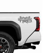 TRD Off Road Mountains BedSide Side Truck Decals Stickers 2 for Toyota Trucks 2