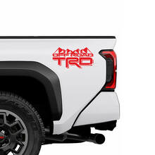 TRD Off Road Mountains BedSide Side Truck Decals Stickers 2 for Toyota Trucks 3