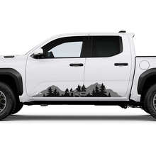 TRD Off Road Mountains Forest Door Side Rocker Panel Decals Stickers for Toyota Tacoma 2