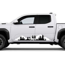 TRD Off Road Mountains Forest Door Side Rocker Panel Decals Stickers for Toyota Tacoma 3