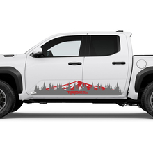 TRD Off Road Side Mountains Trees Rocker Panel Decals Stickers for Toyota Tacoma Truck
 2