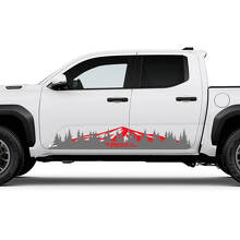 TRD Off Road Side Mountains Trees Rocker Panel Decals Stickers for Toyota Tacoma Truck
 2