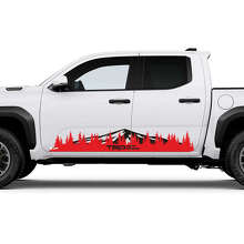 TRD Off Road Mountains Forest Door Side Rocker Panel Decals Stickers 2 for Toyota Tacoma 3