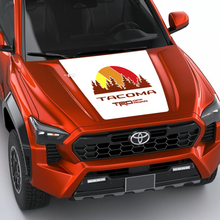 Toyota Tacoma Vintage Stripes Topographic Map Side Hood Tailgate decals Stickers
 3