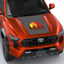 TRD off Road Vintage Retro Heritage Stripes Wrap Hood decal Sticker for Toyota Tacoma fourth-generation
 2