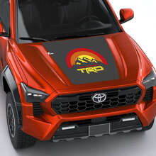 TRD Mountains Vintage Retro Stripes Bonnet Decal Sticker 3 for Toyota Tacoma 4th Gen 3